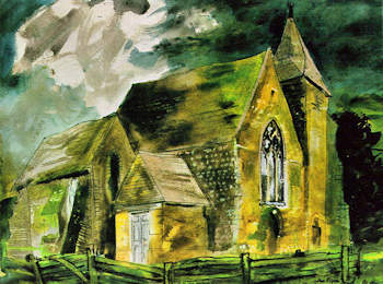 St Clement Church, Old Romney by John Piper